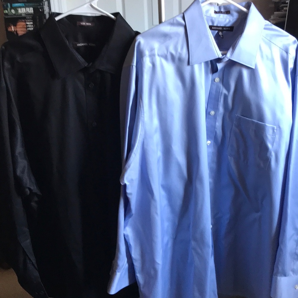 2 Michael Kors dress shirts